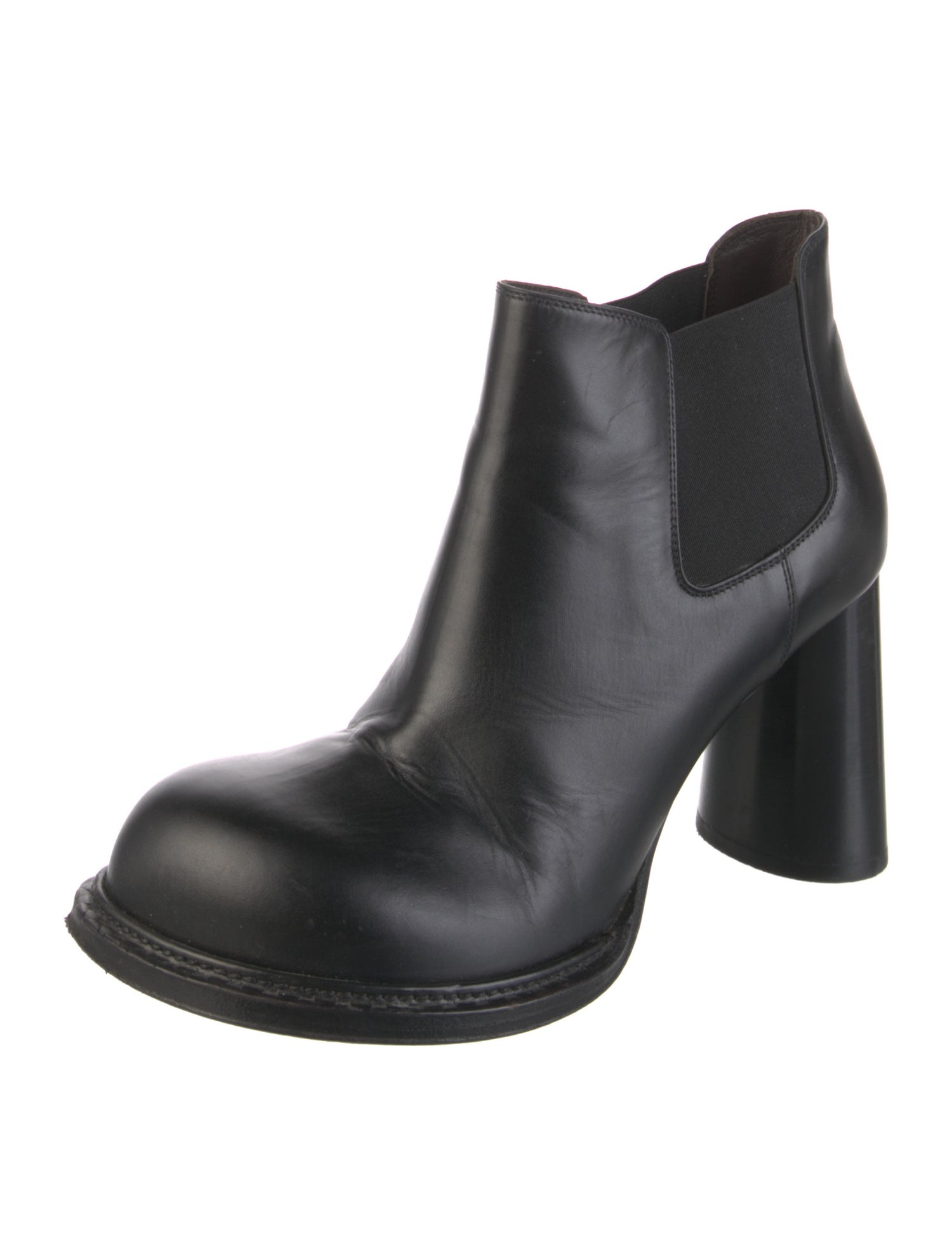 Bottega Veneta Cliff Leather Chelsea Boots
