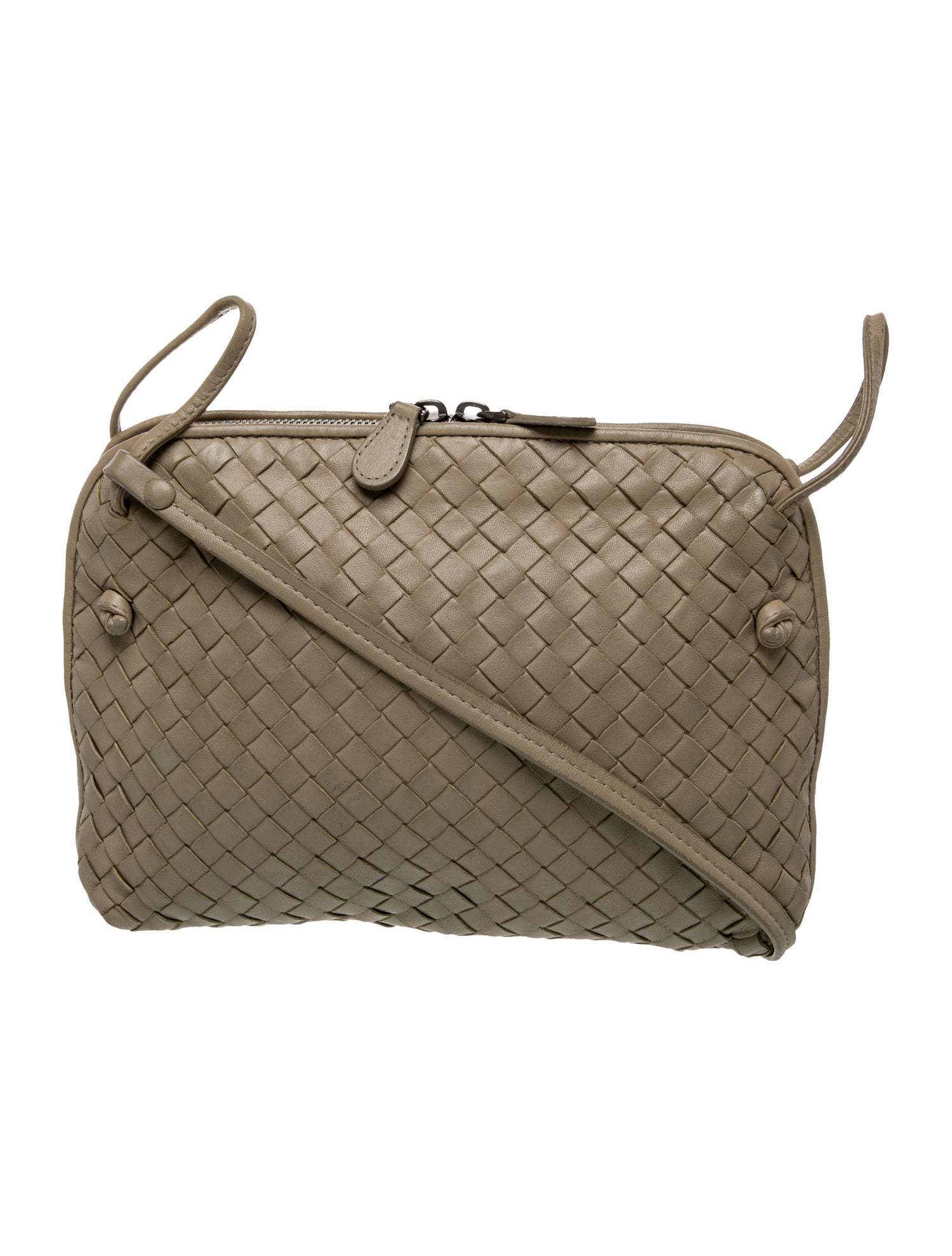 Bottega Veneta Intrecciato Messenger Bag Small