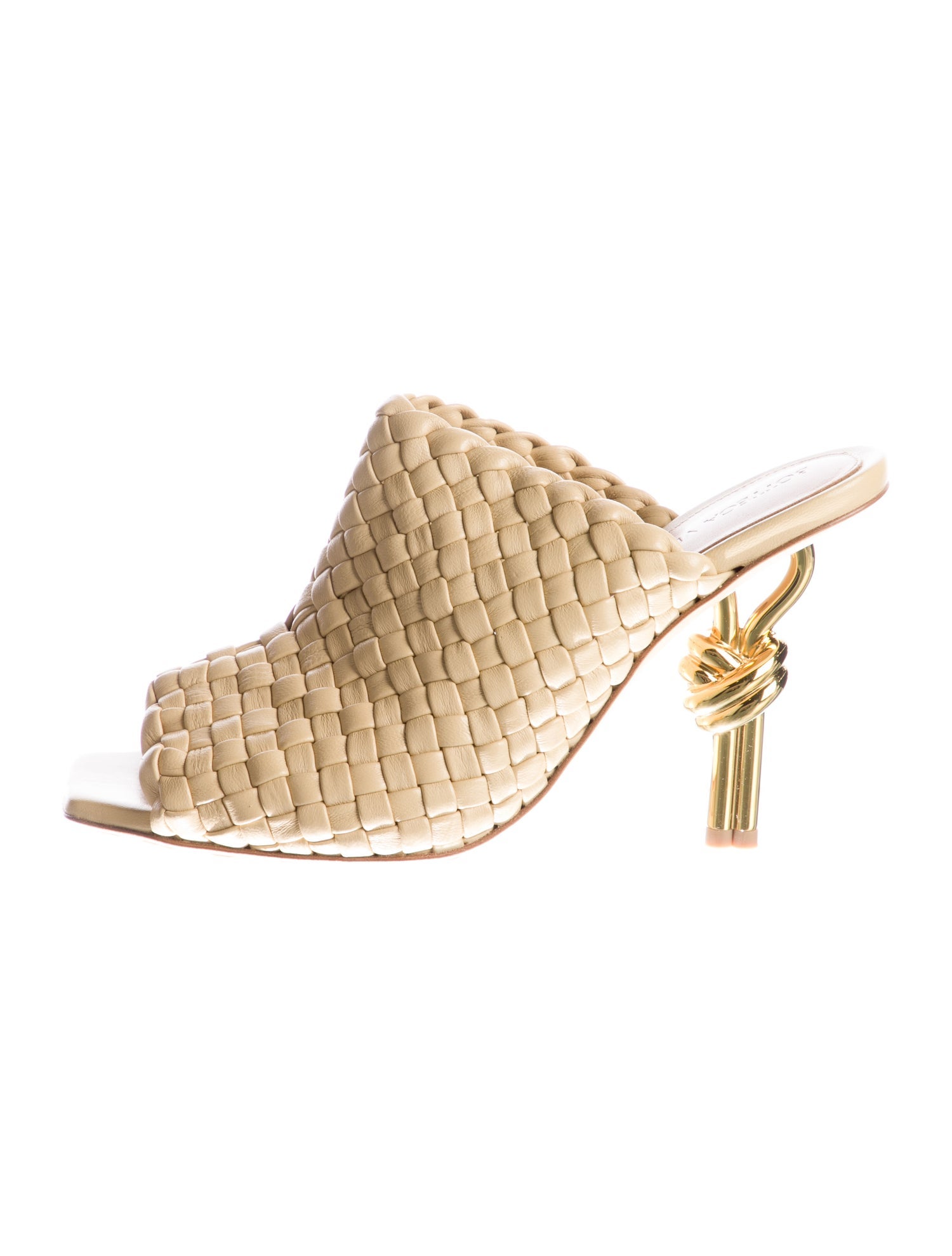 Bottega Veneta Knot Intrecciato Weave Slides