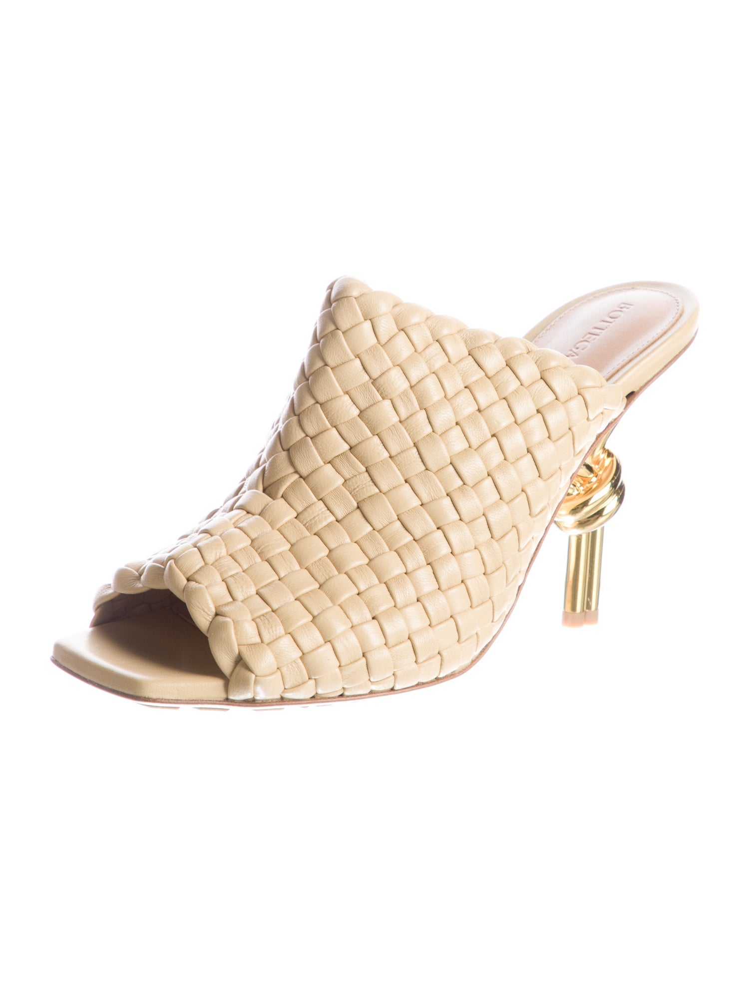 Bottega Veneta Knot Intrecciato Weave Slides