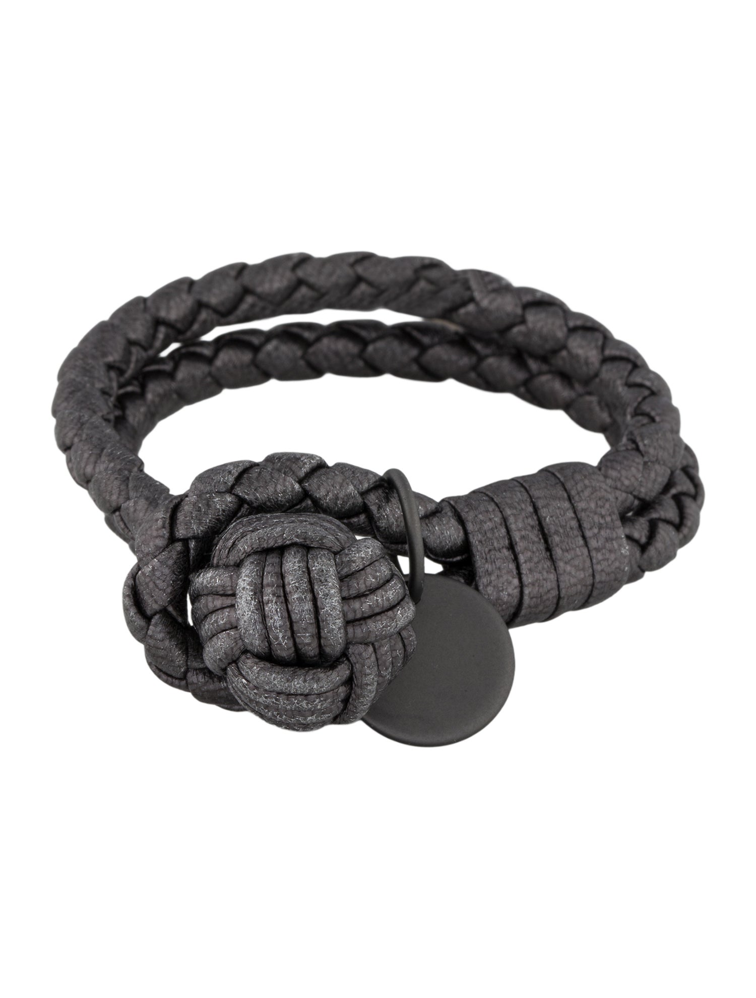 Bottega Veneta Leather Wrap Bracelet