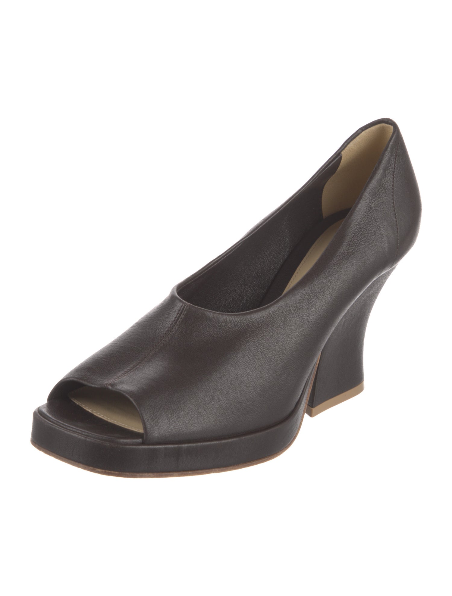 Bottega Veneta Leather Slingback Sandals