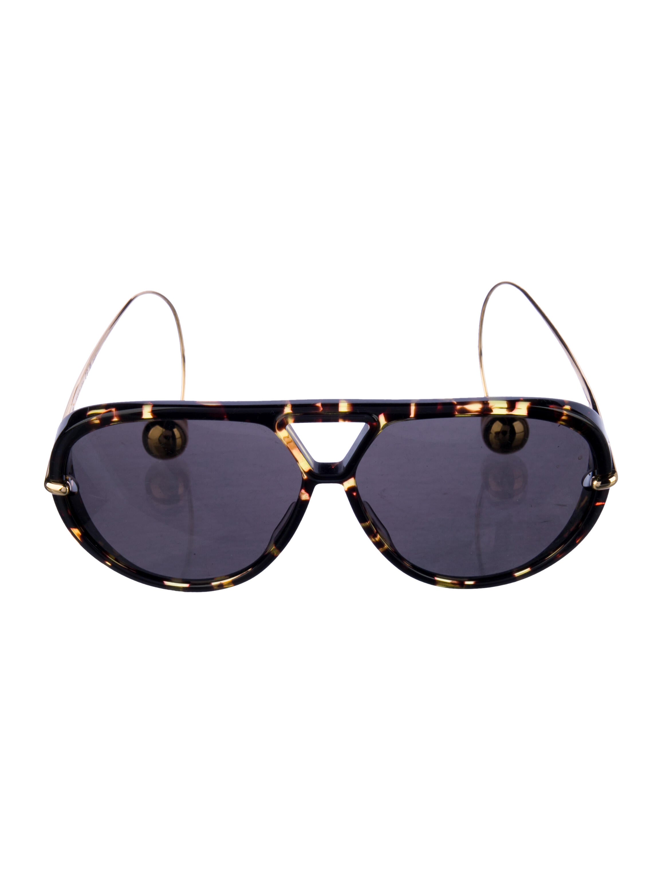 Bottega Veneta Aviator Mirrored Sunglasses