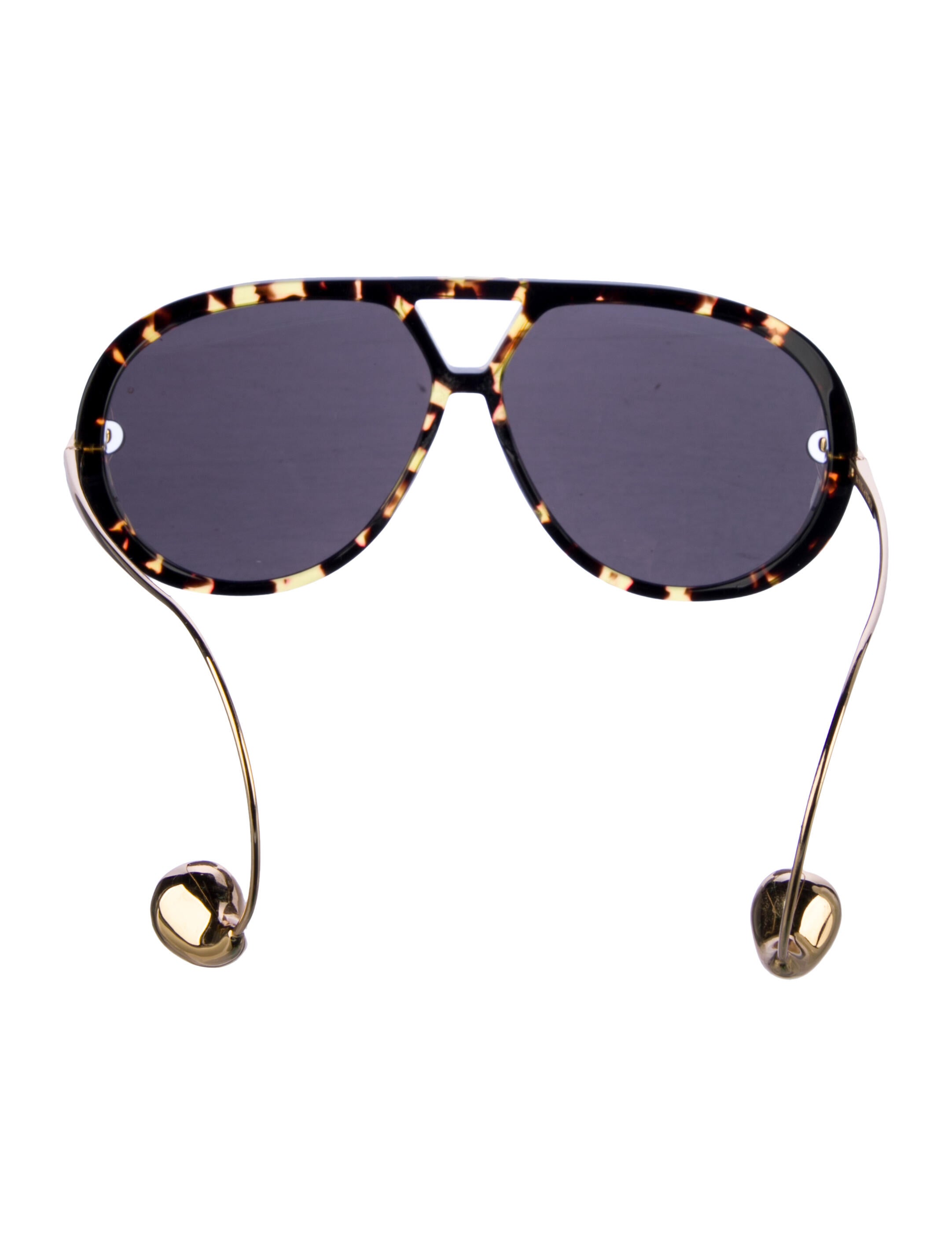 Bottega Veneta Aviator Mirrored Sunglasses