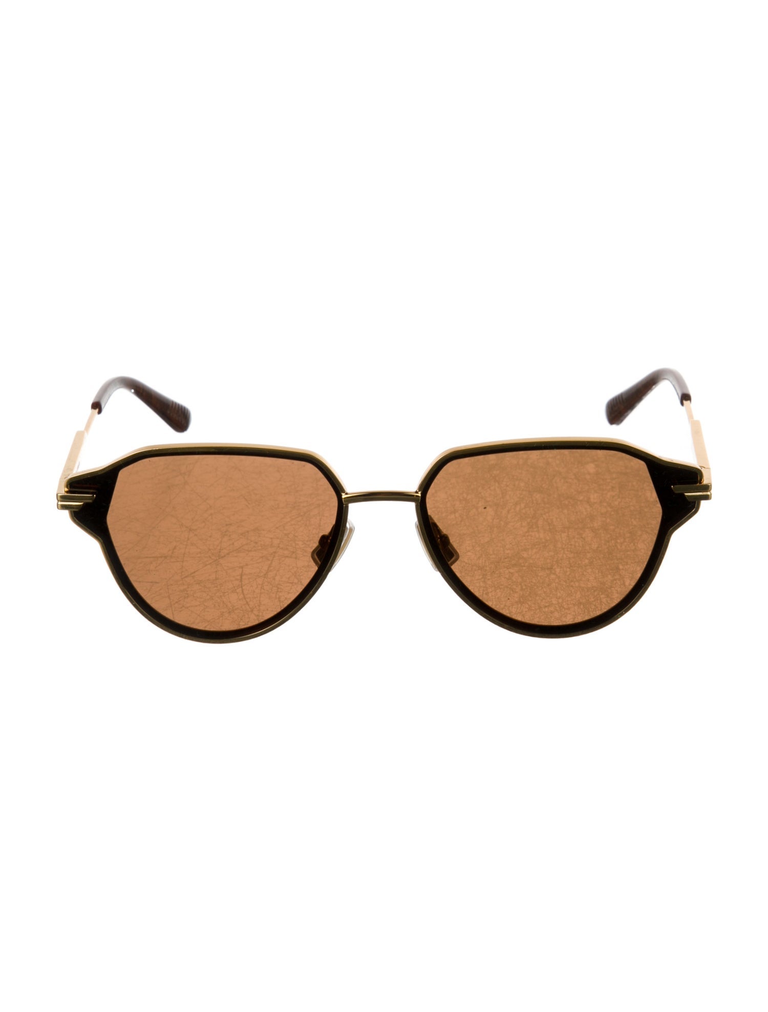 Bottega Veneta Aviator Tinted Sunglasses