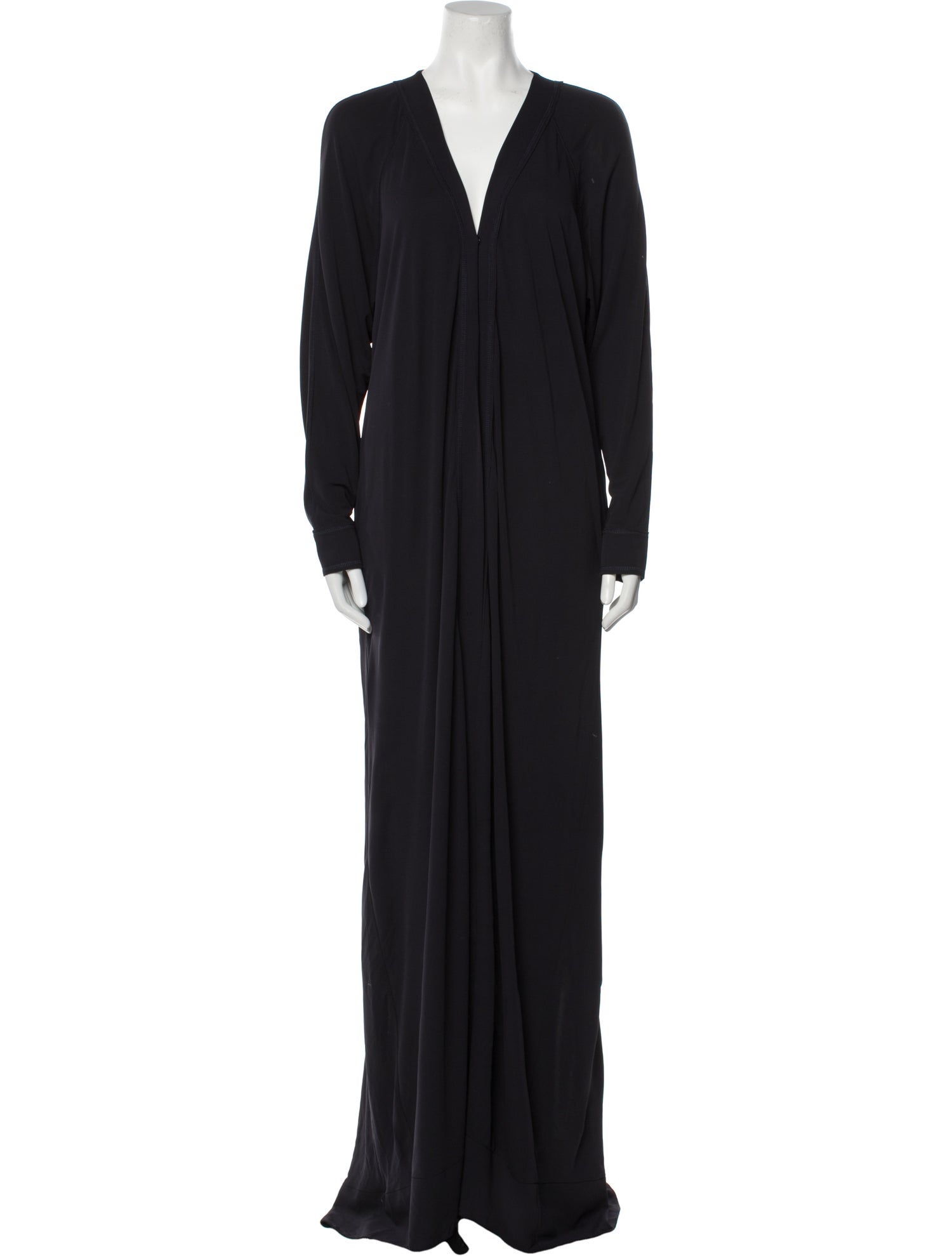 Bottega Veneta V-Neck Long Dress