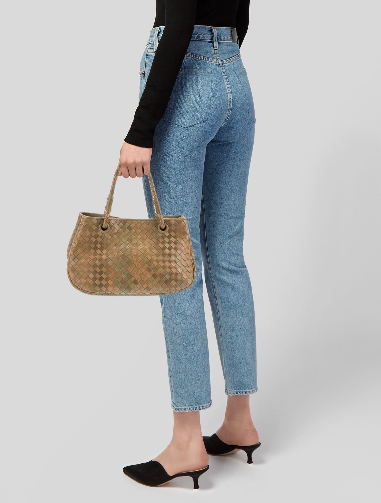 Bottega Veneta Intrecciato Top Handle Bag