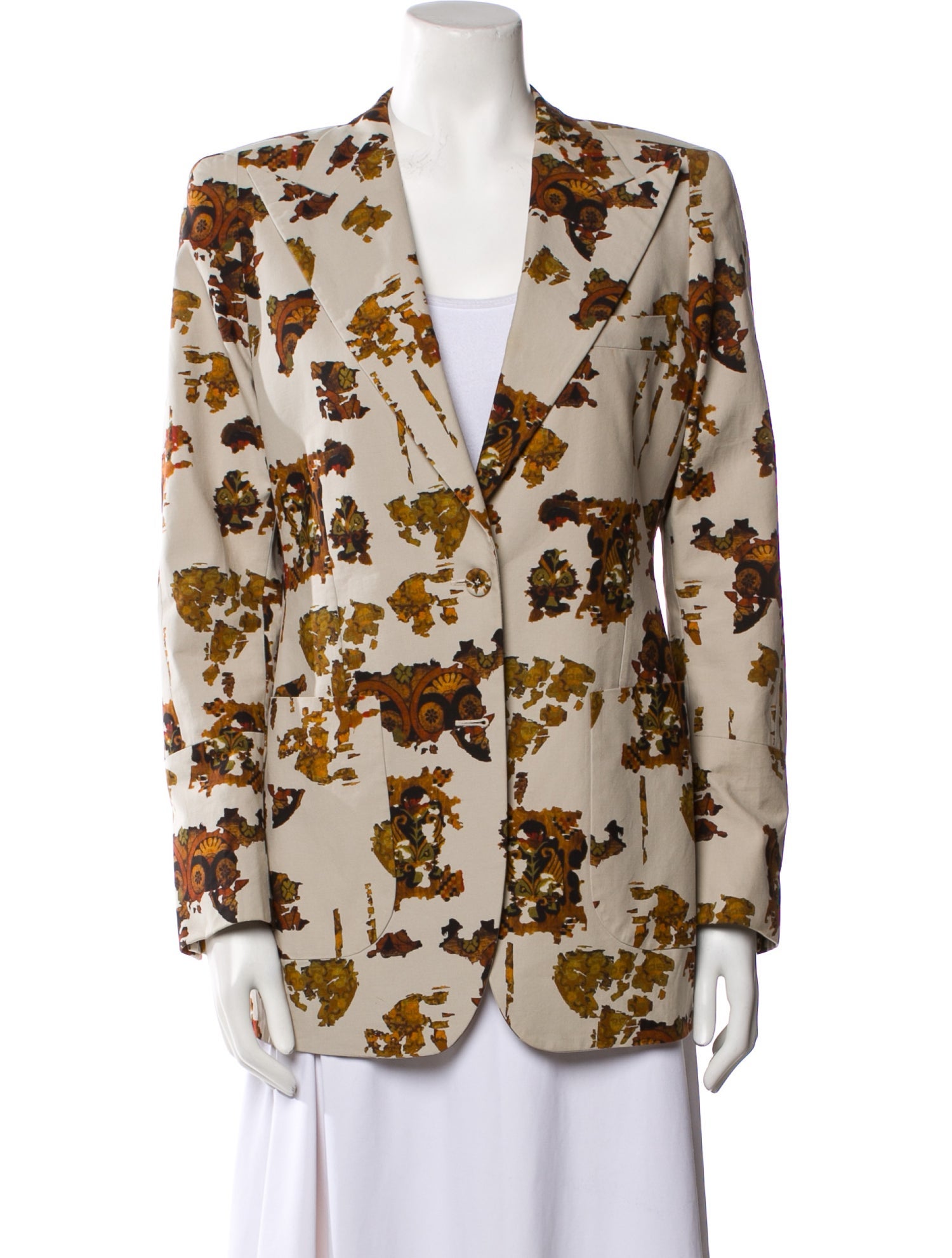 Bottega Veneta 2016 Floral Print Blazer