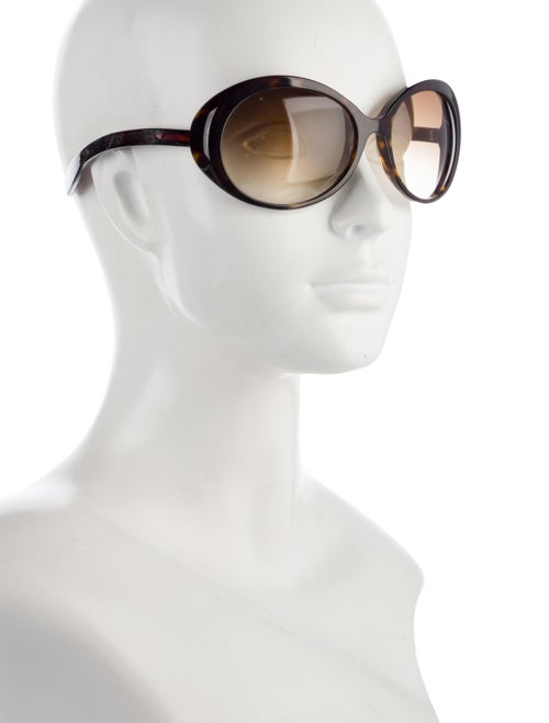 Bottega Veneta Intrecciato Weave Oversize Sunglasses