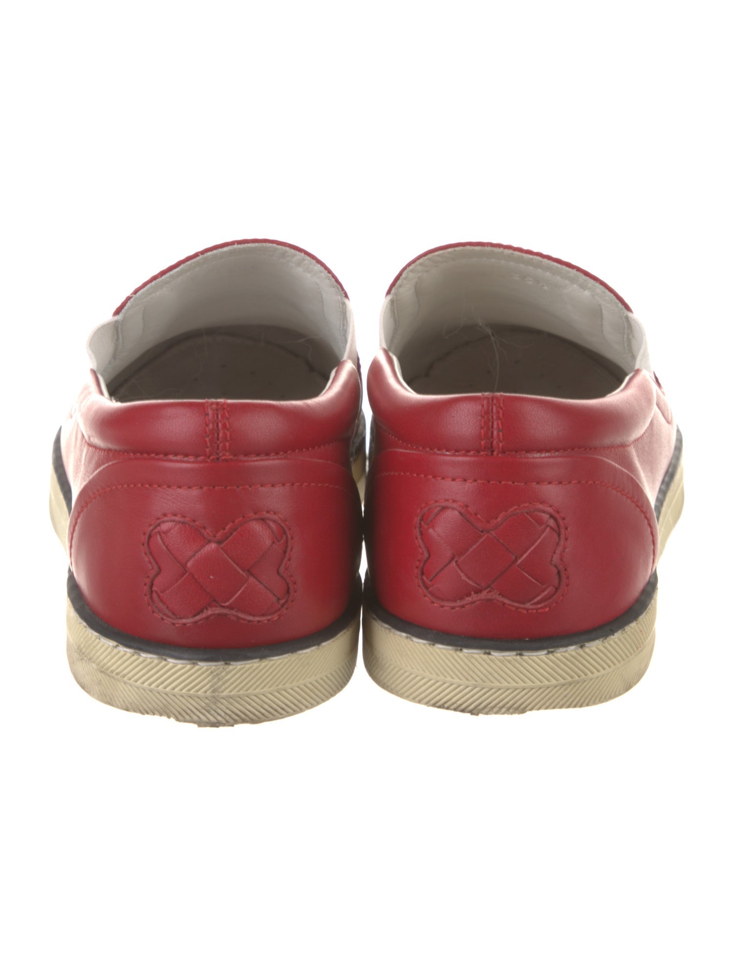 Bottega Veneta Intrecciato Weave Leather Sneakers