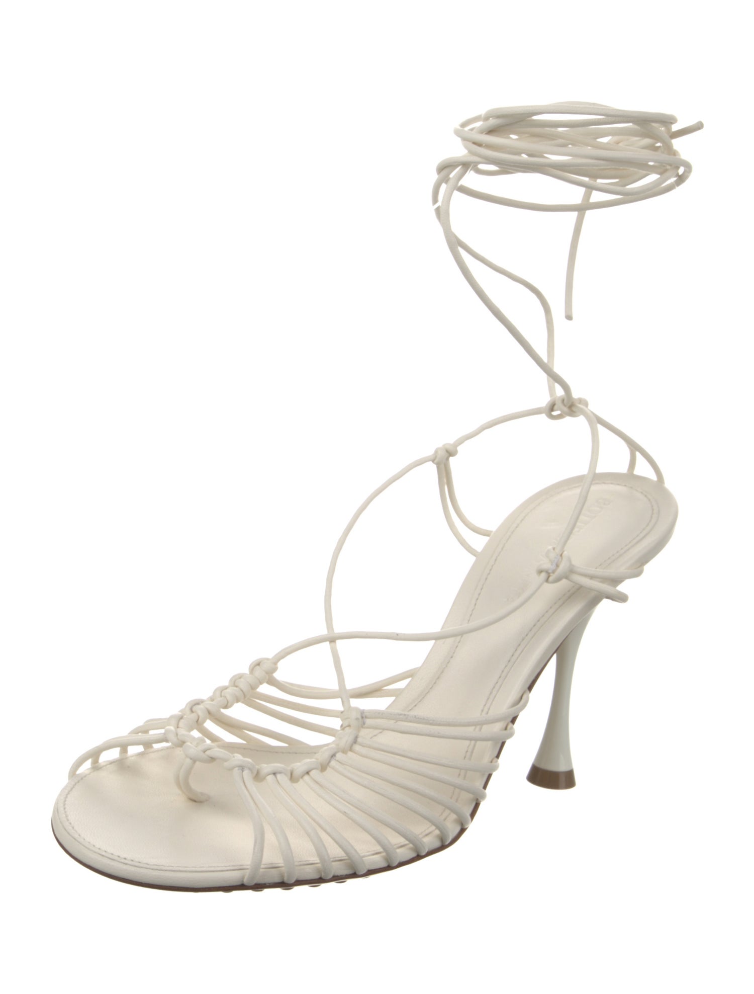 Bottega Veneta Leather Gladiator Sandals w/ Tags