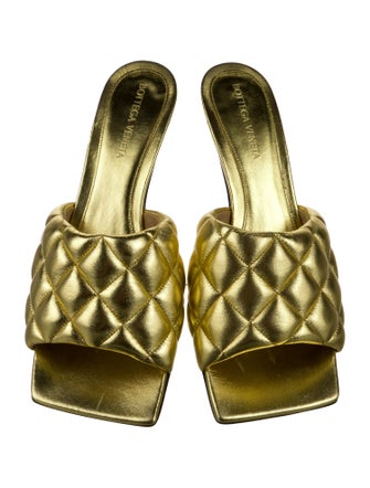 Bottega Veneta Leather Slides