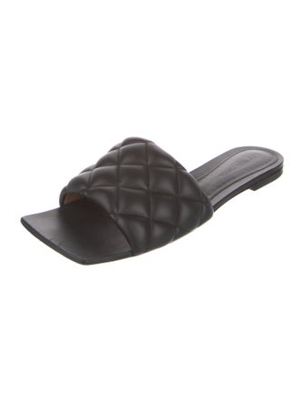 Bottega Veneta Leather Slides