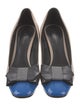 Bottega Veneta Leather Colorblock Pattern Pumps