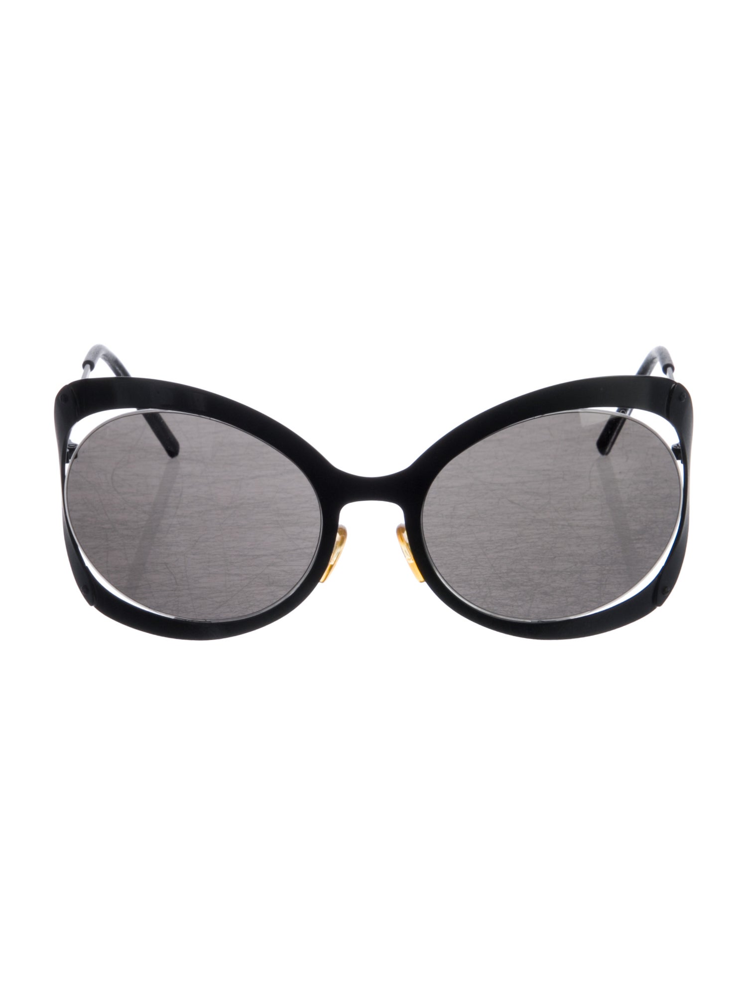 Bottega Veneta Intrecciato Weave Oversize Sunglasses