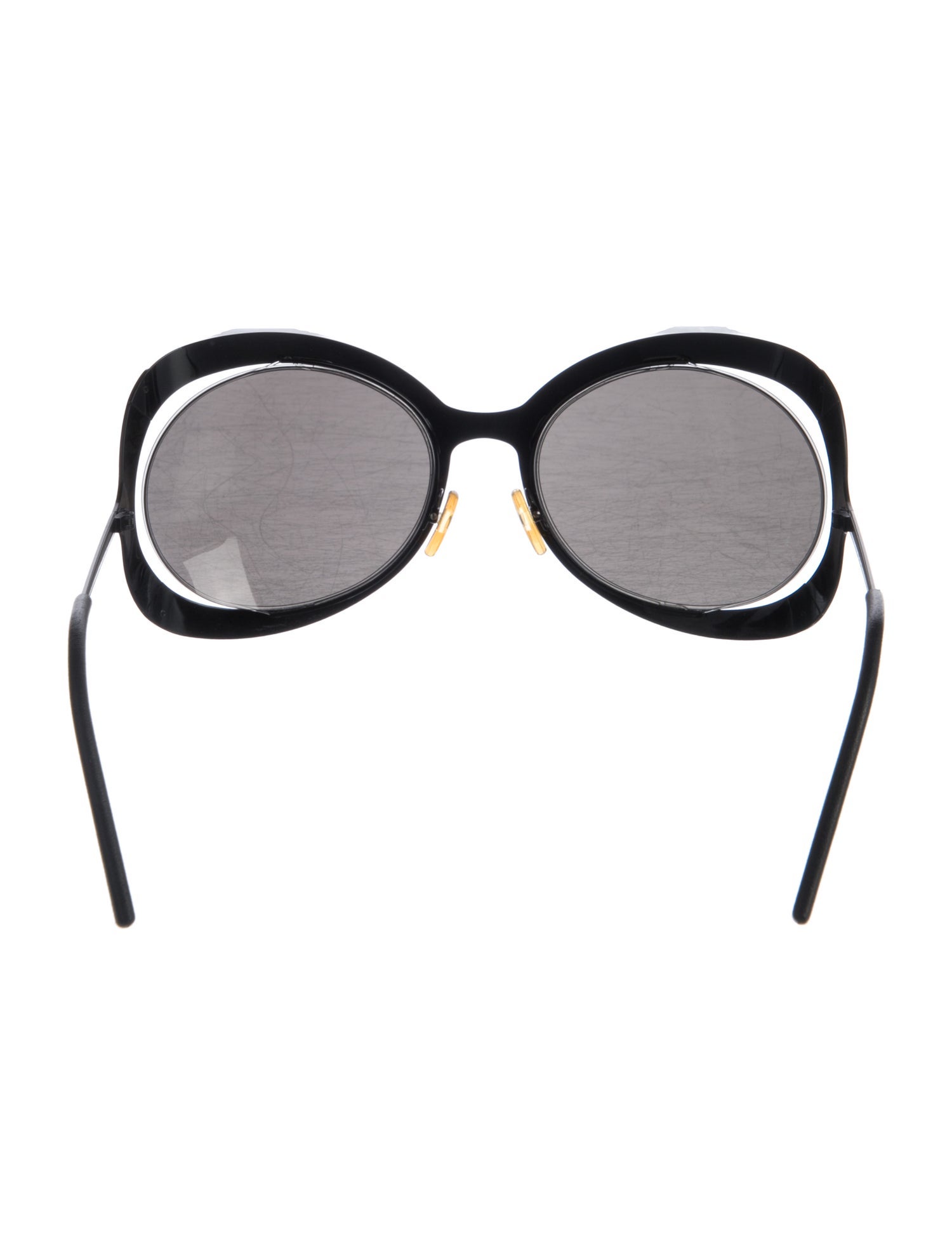 Bottega Veneta Intrecciato Weave Oversize Sunglasses