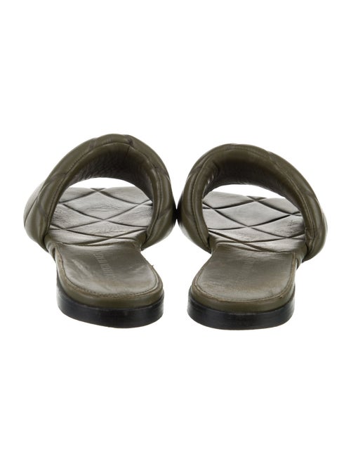 Bottega Veneta Quilted Pattern Leather Slides