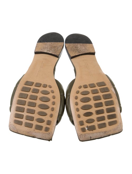 Bottega Veneta Quilted Pattern Leather Slides