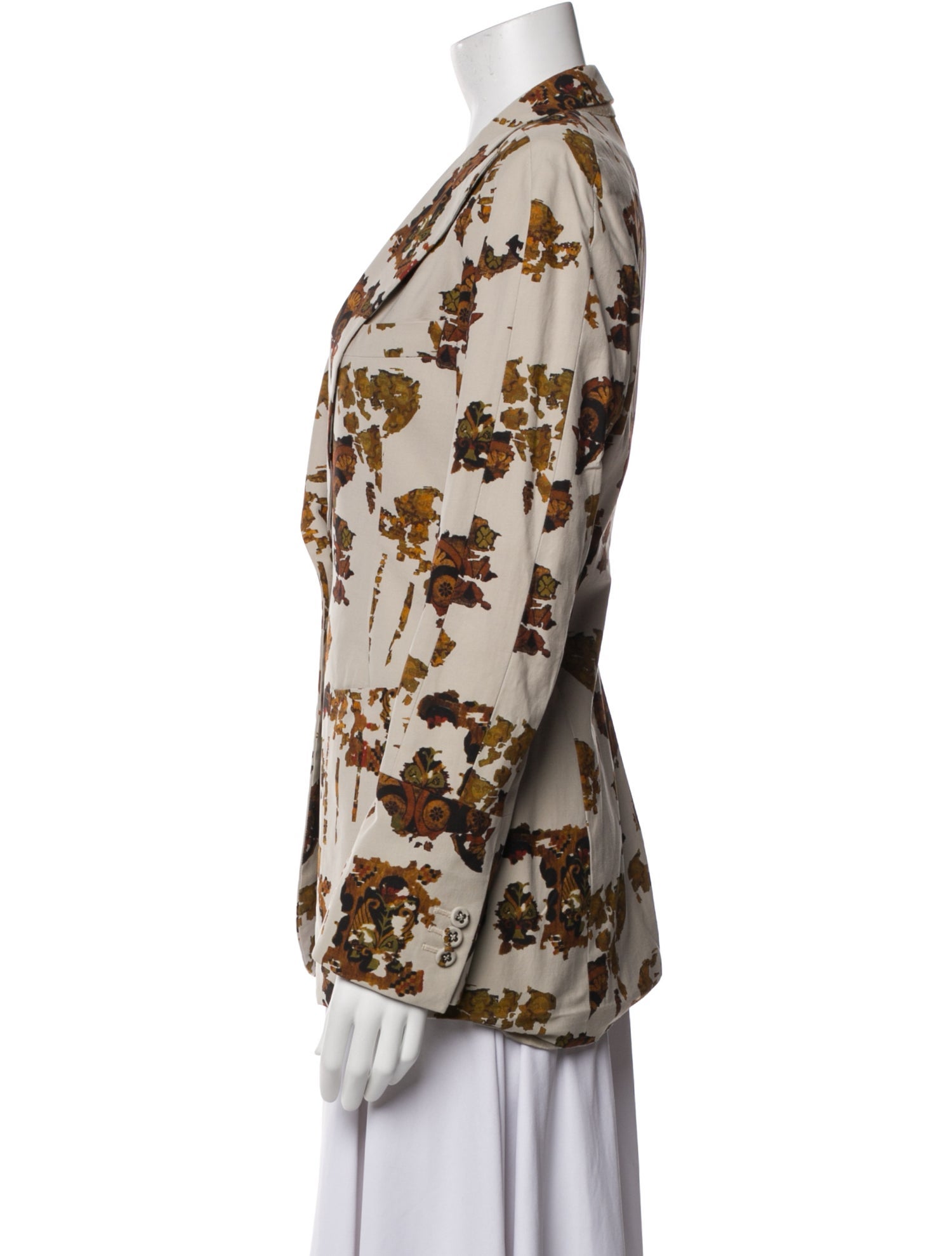 Bottega Veneta Floral Print Blazer