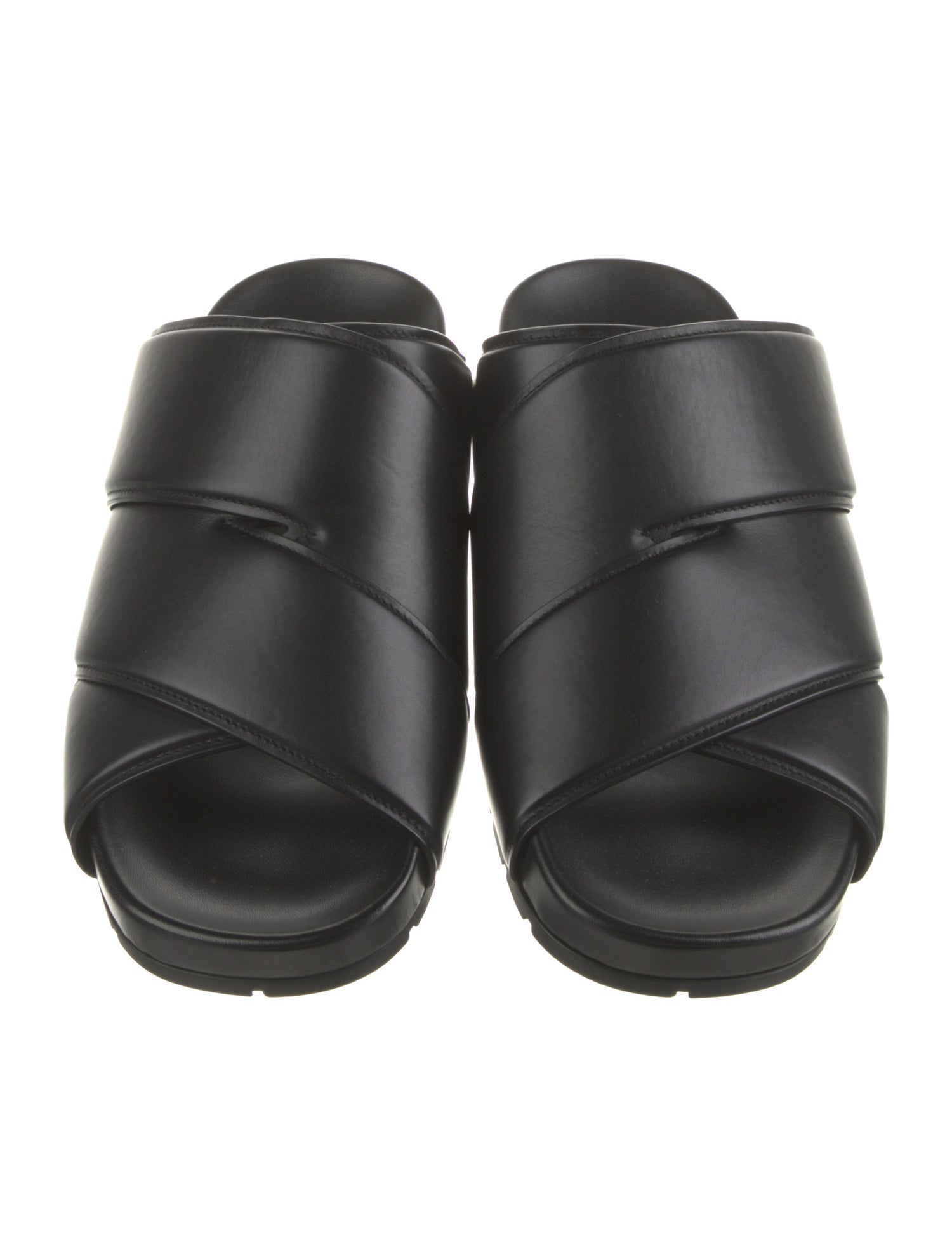 Bottega Veneta Leather Slides