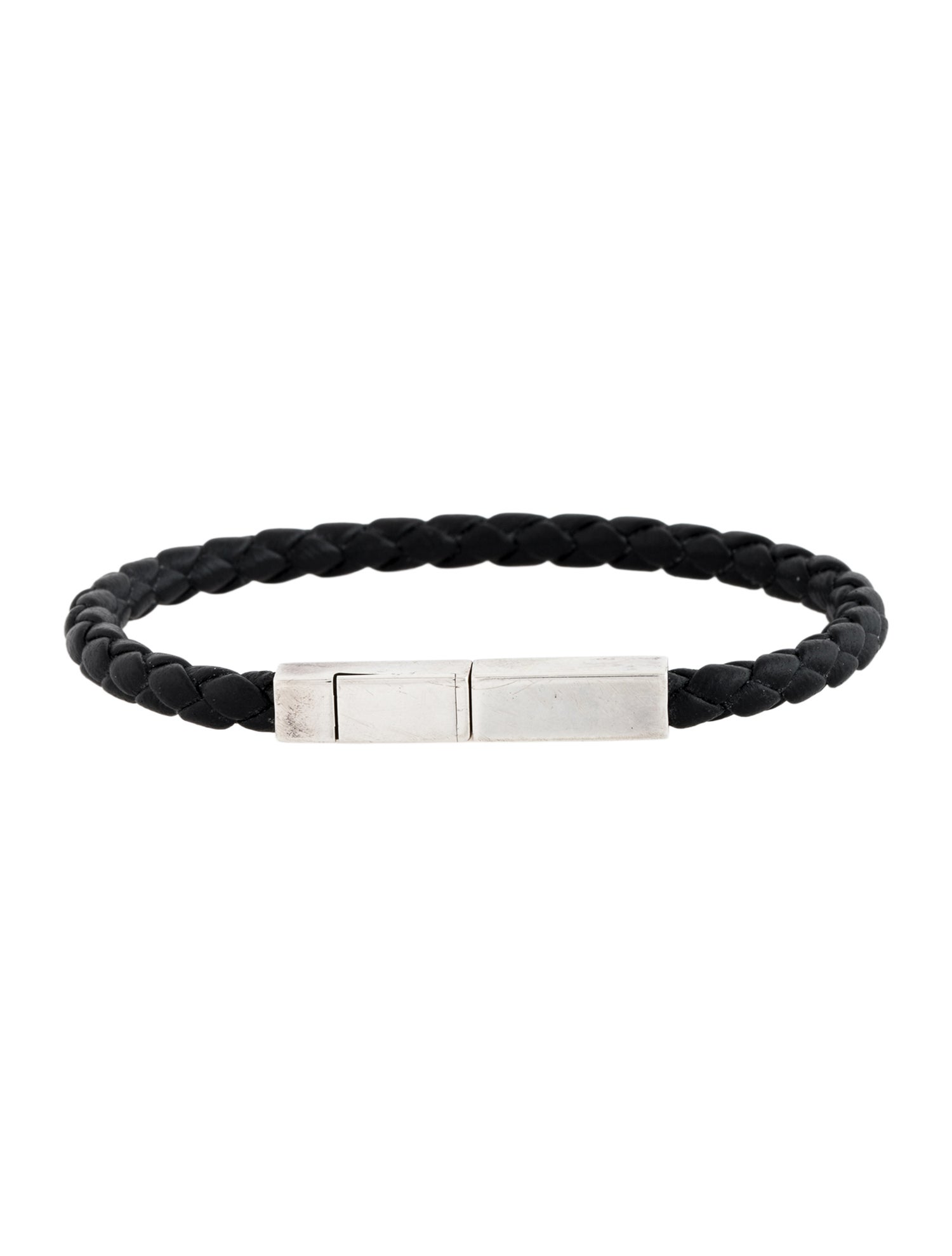 Bottega Veneta Leather Bangle Bracelet
