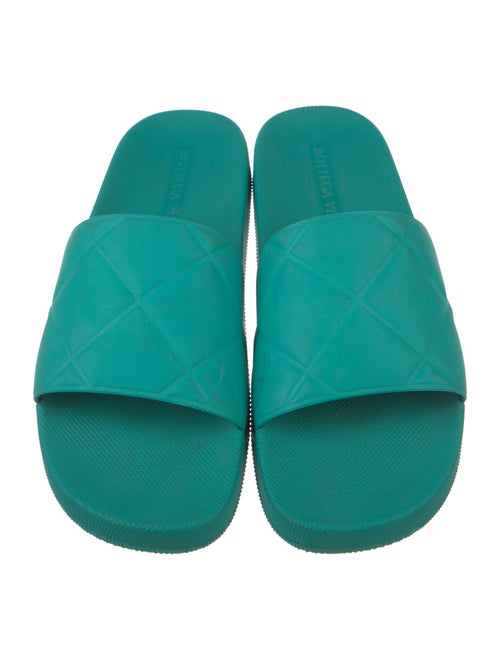 Bottega Veneta The Slider Intrecciato Weave Slides