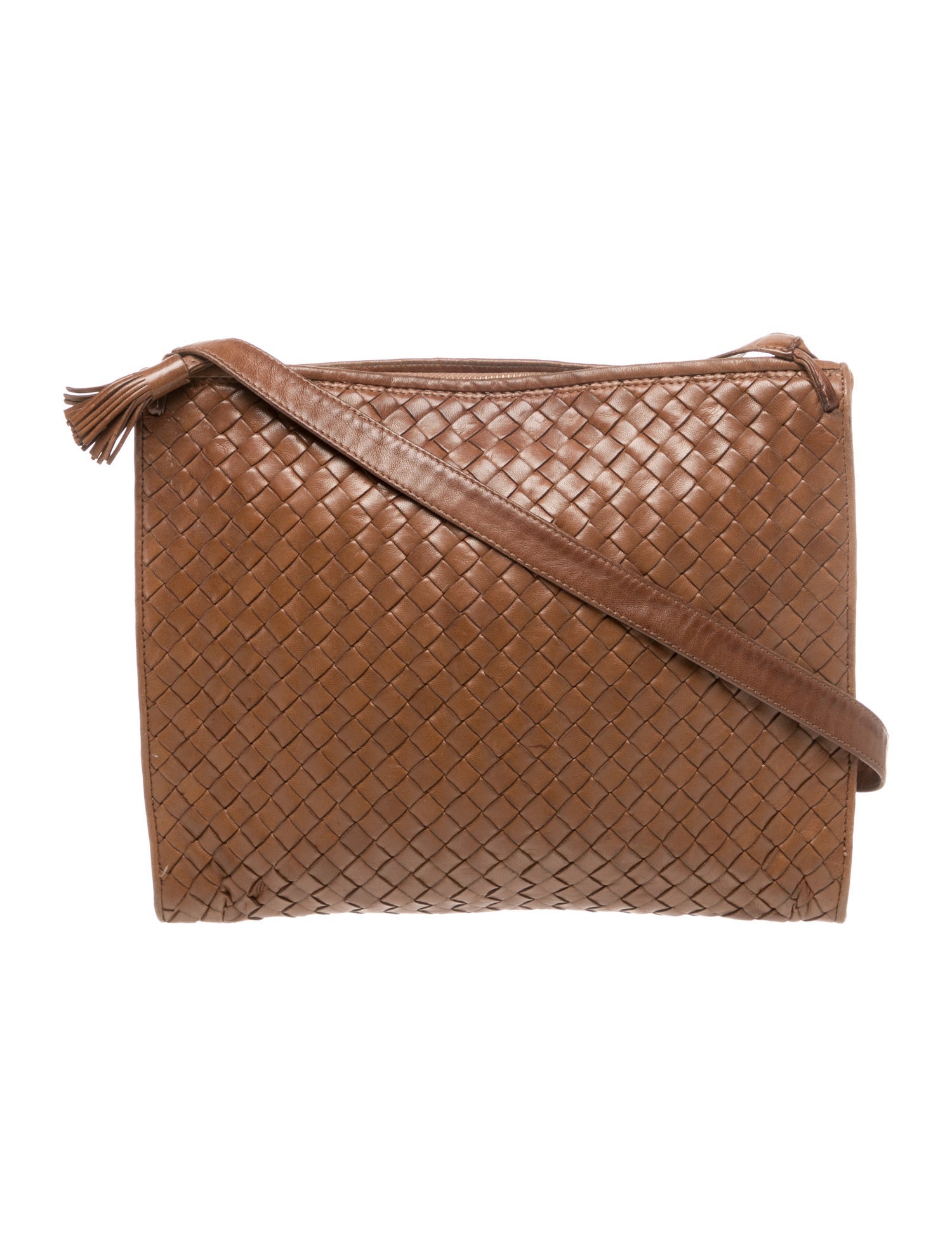 Bottega Veneta Intrecciato Messenger Bag Vintage