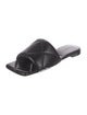 Bottega Veneta Quilted Pattern Leather Slides