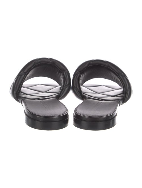 Bottega Veneta Quilted Pattern Leather Slides