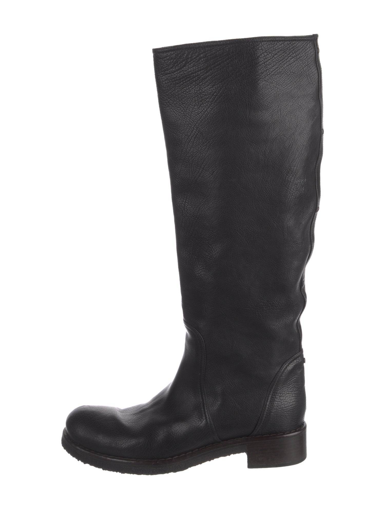 Bottega Veneta Leather Riding Boots