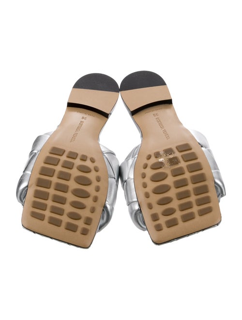 Bottega Veneta Intrecciato Weave Leather Slides
