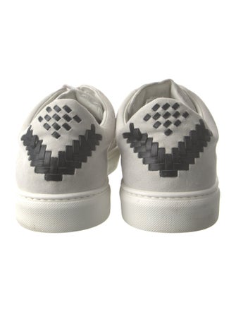 Bottega Veneta Intrecciato Weave Leather Sneakers