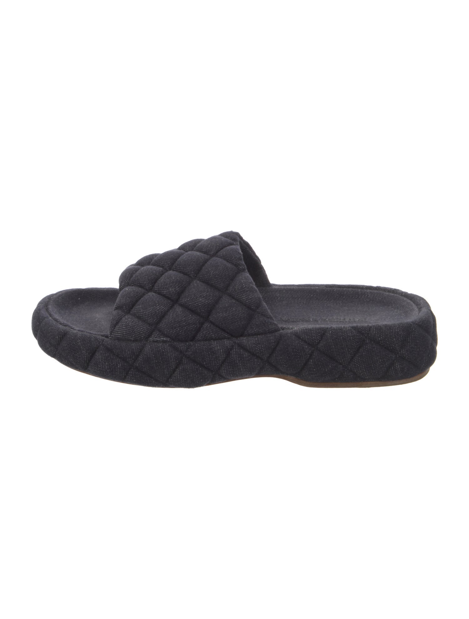 Bottega Veneta Denim Slides