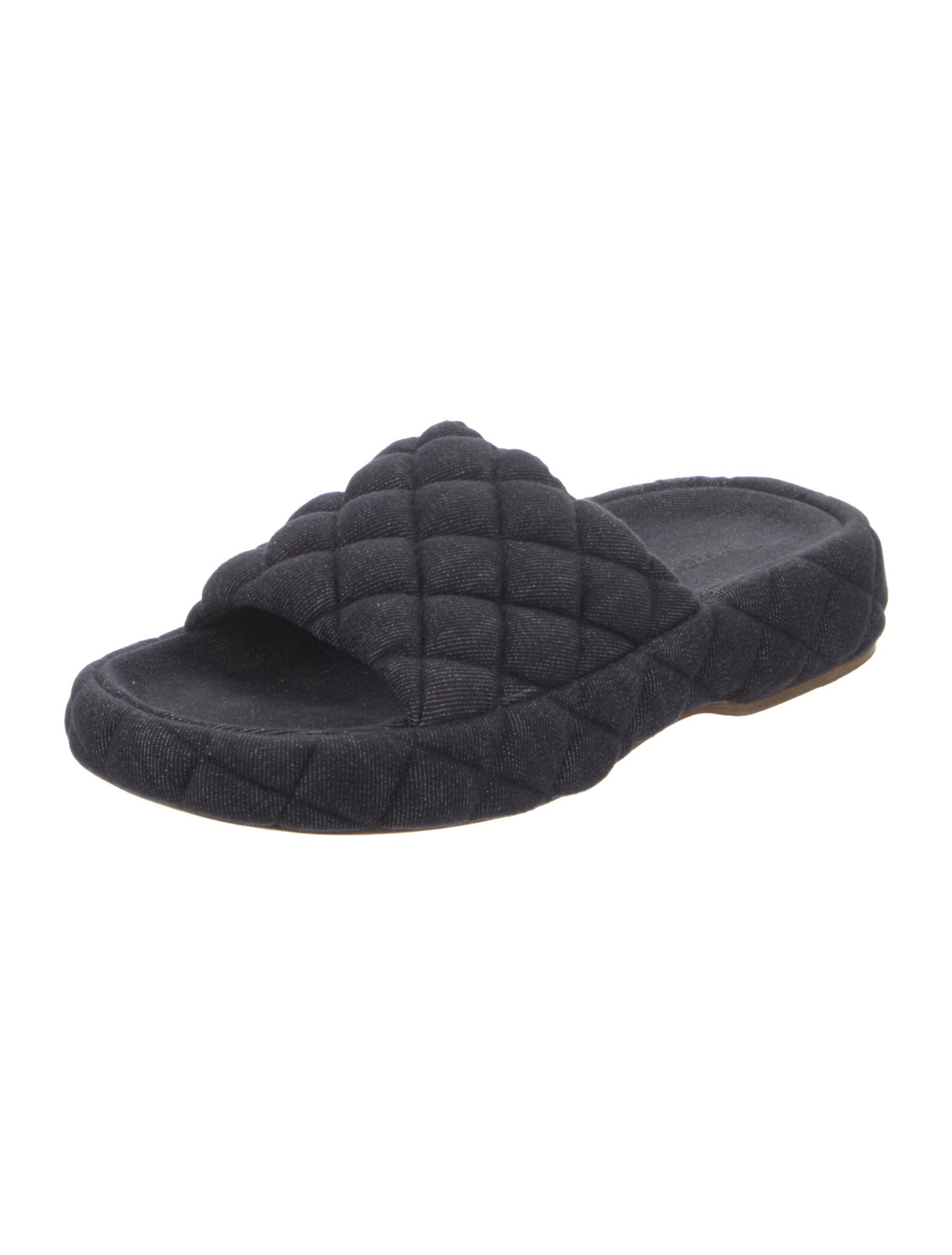 Bottega Veneta Denim Slides