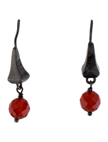 Bottega Veneta Drop Carnelian Earrings