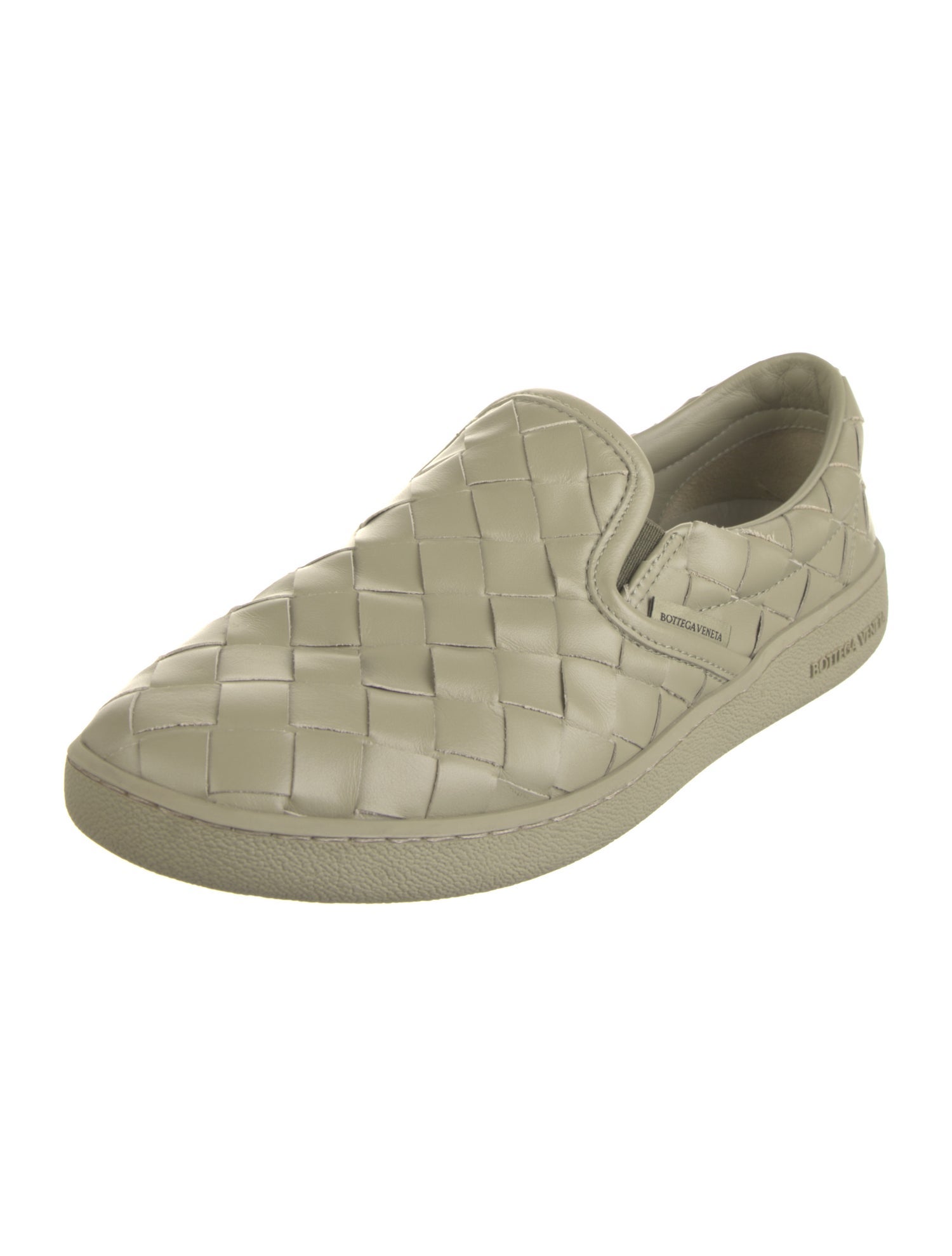 Bottega Veneta Intrecciato Weave Leather Sneakers
