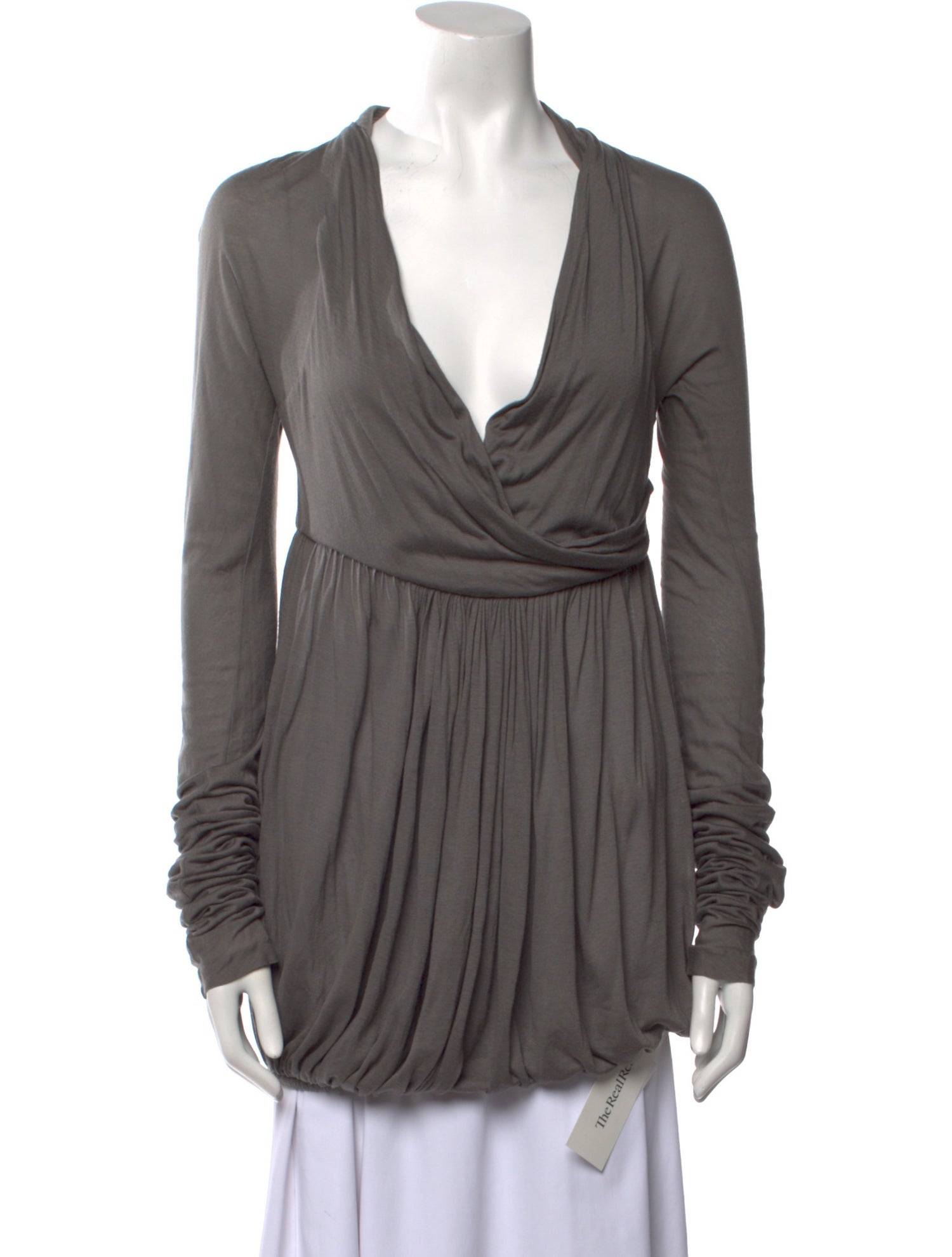 Bottega Veneta Cowl Neck Long Sleeve Tunic