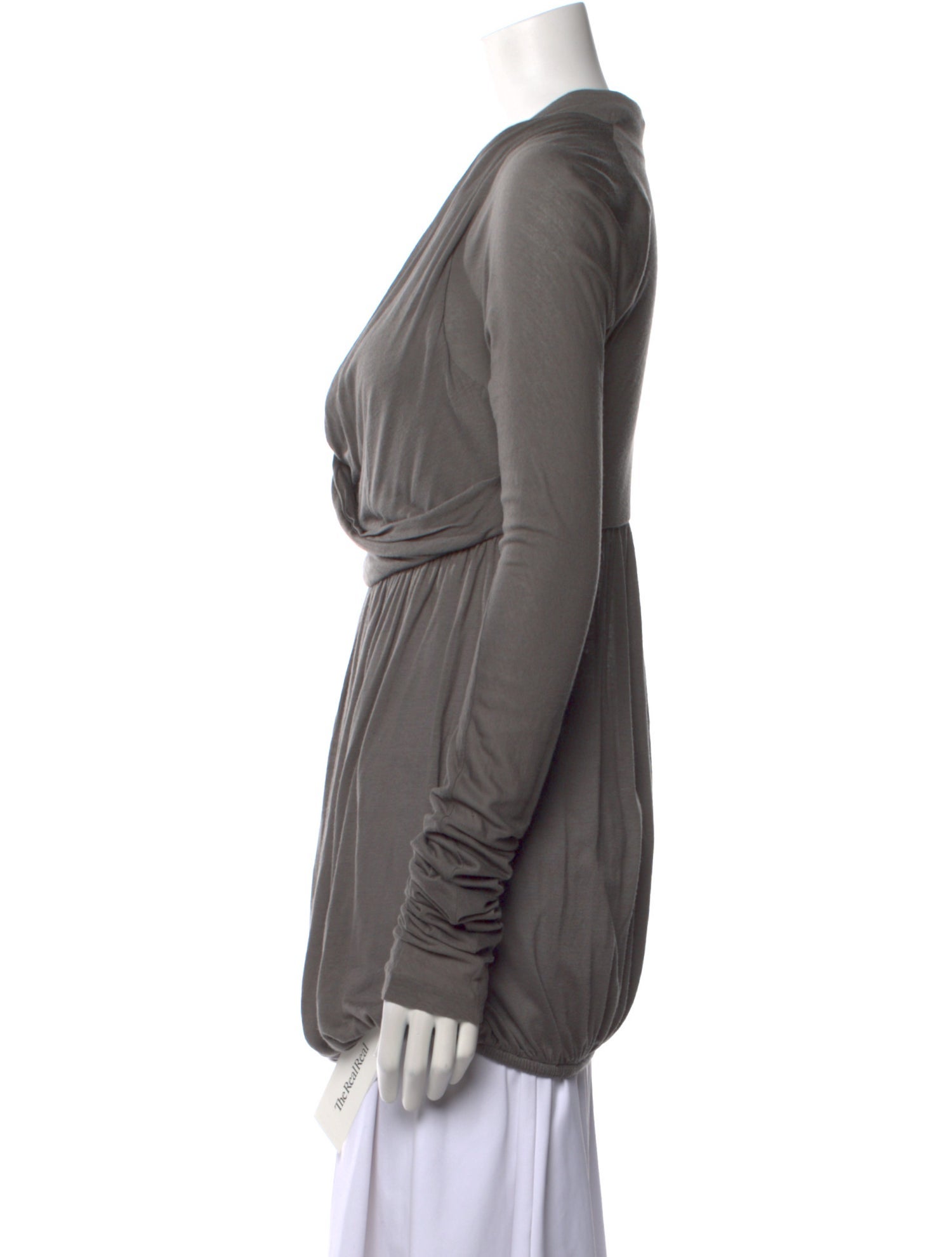 Bottega Veneta Cowl Neck Long Sleeve Tunic