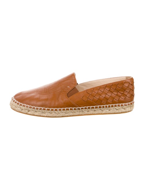 Bottega Veneta Intrecciato Weave Leather Espadrilles