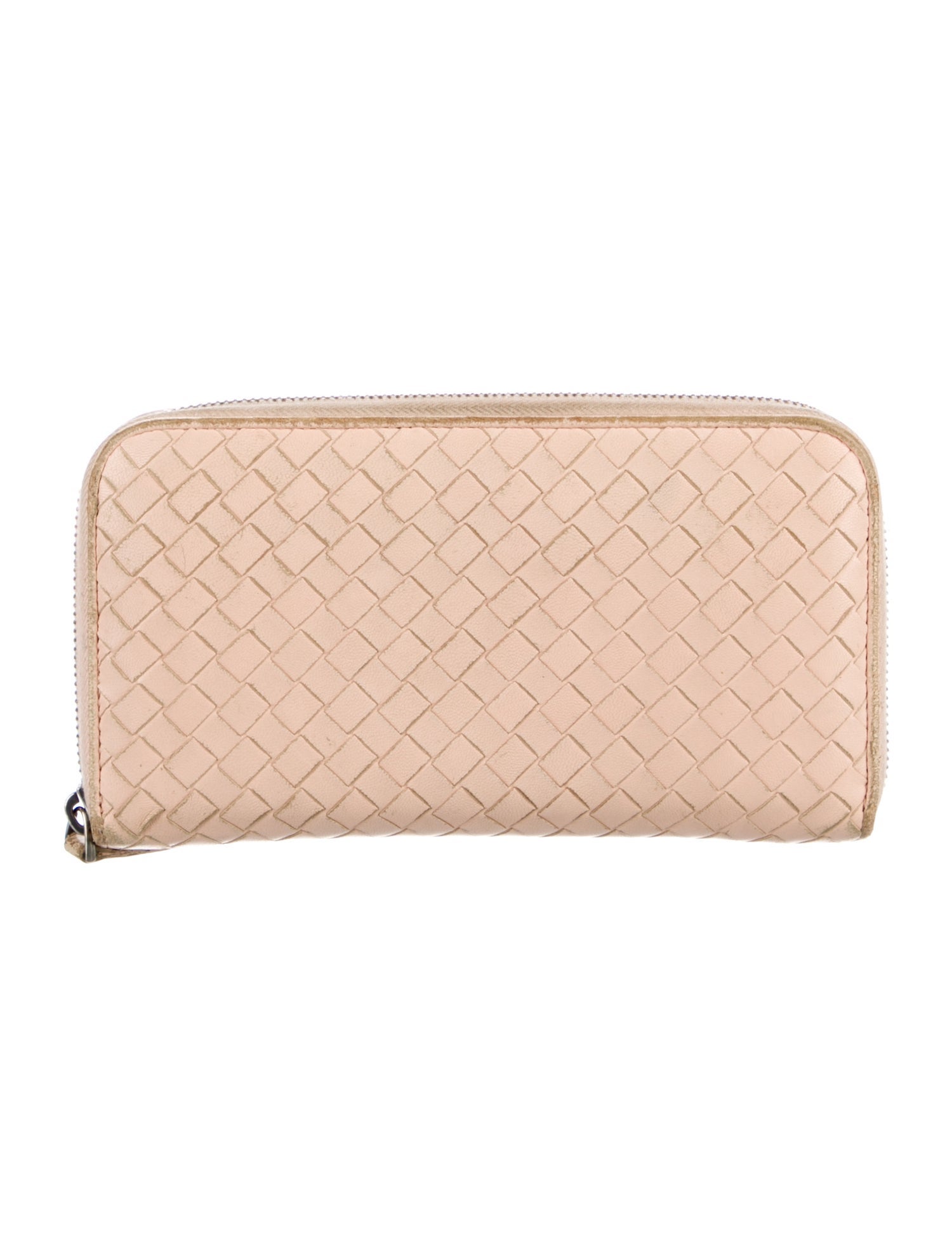Bottega Veneta Intrecciato Weave Leather Continental Wallet