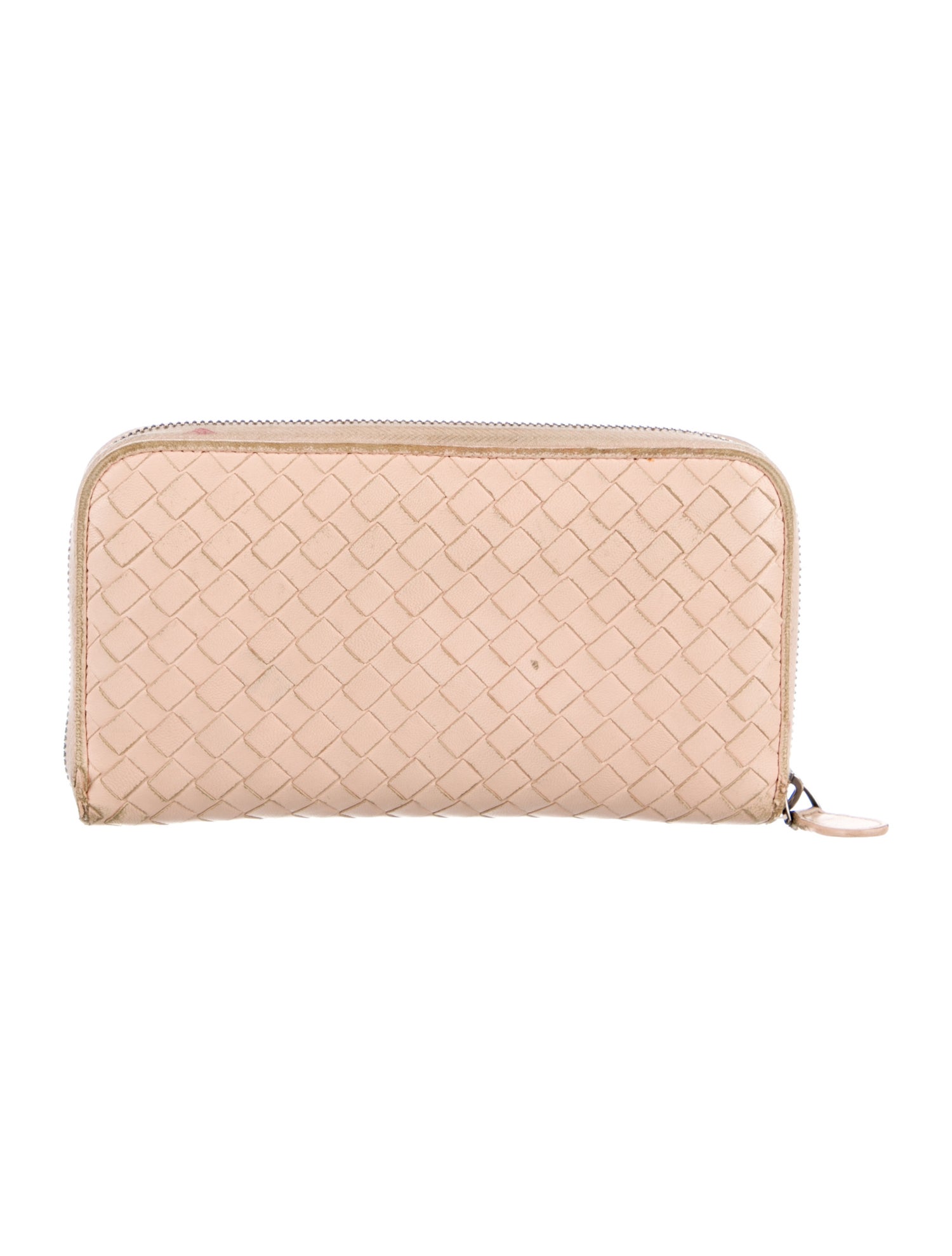 Bottega Veneta Intrecciato Weave Leather Continental Wallet