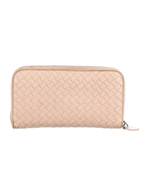 Bottega Veneta Intrecciato Weave Leather Continental Wallet