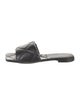 Bottega Veneta Quilted Pattern Leather Slides