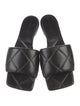 Bottega Veneta Quilted Pattern Leather Slides