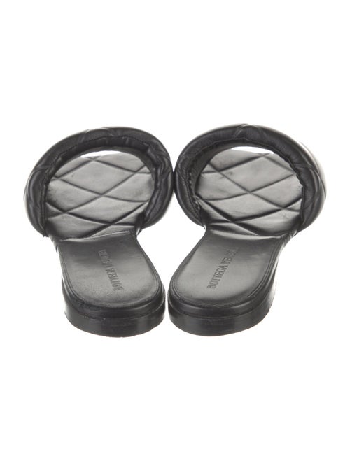 Bottega Veneta Quilted Pattern Leather Slides