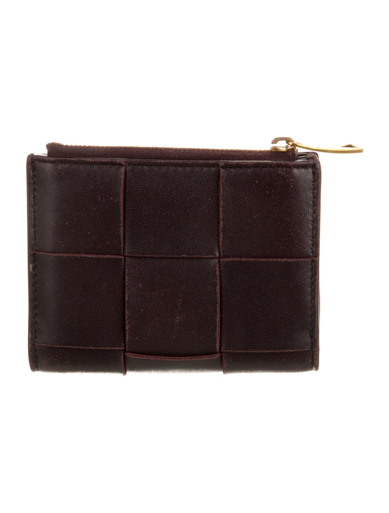 Bottega Veneta Intrecciato Weave Leather Wallet
