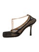 Bottega Veneta Mesh Chain-Link Accents T-Strap Pumps