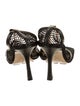 Bottega Veneta Mesh Chain-Link Accents T-Strap Pumps