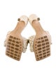 Bottega Veneta Intrecciato Weave Raffia Slides