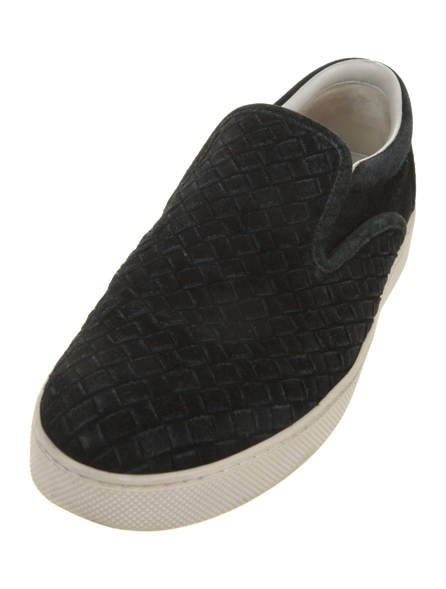 Bottega Veneta Intrecciato Weave Suede Loafers